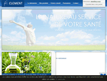 Tablet Screenshot of clement-sante.com